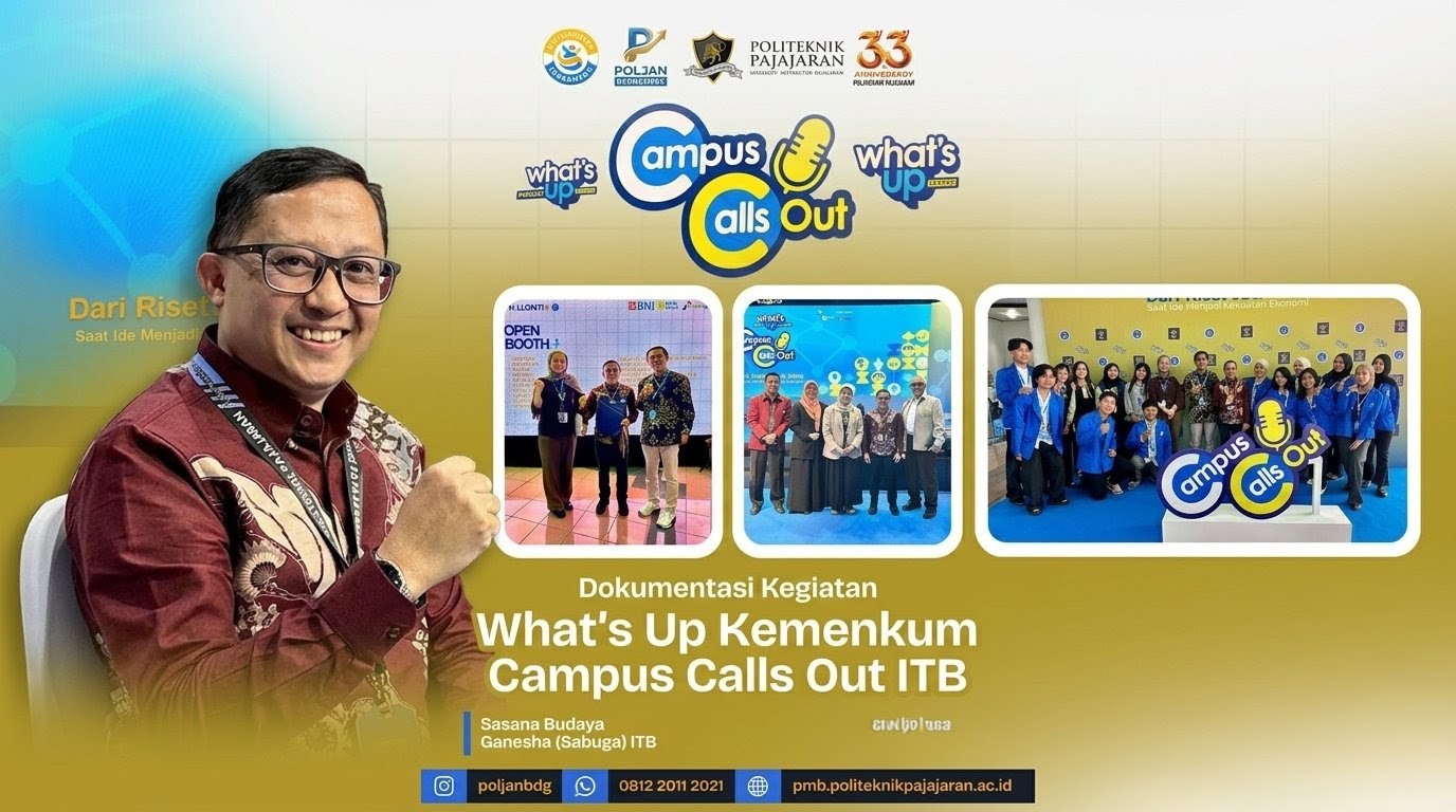Politeknik Pajajaran Hadiri Kegiatan “What’s Up Kemenkum: Campus Calls Out” di ITB