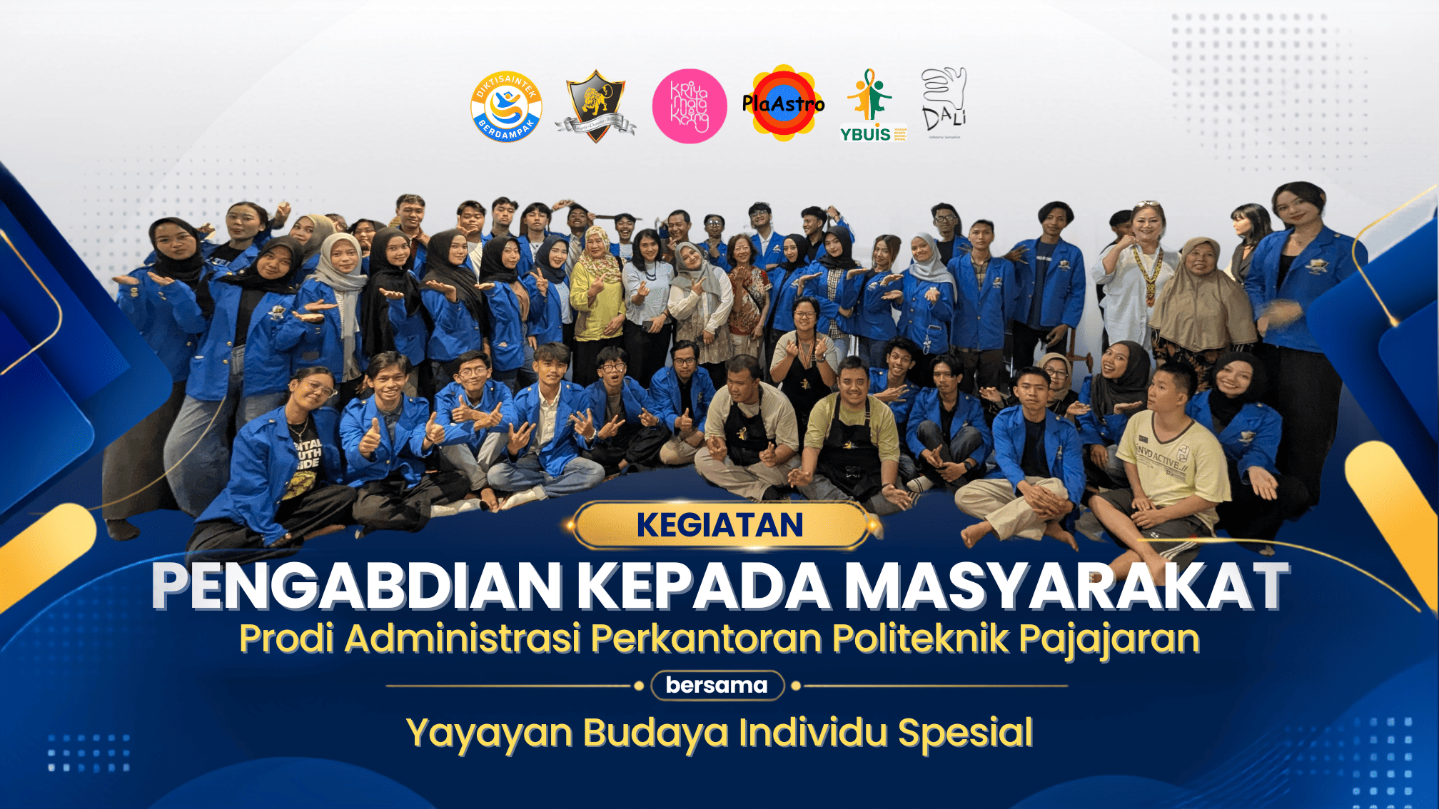 Mahasiswa Administrasi Perkantoran Politeknik Pajajaran Laksanakan Pengabdian Kepada Masyarakat di YBUIS